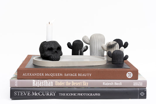 SKULL Candle Holders