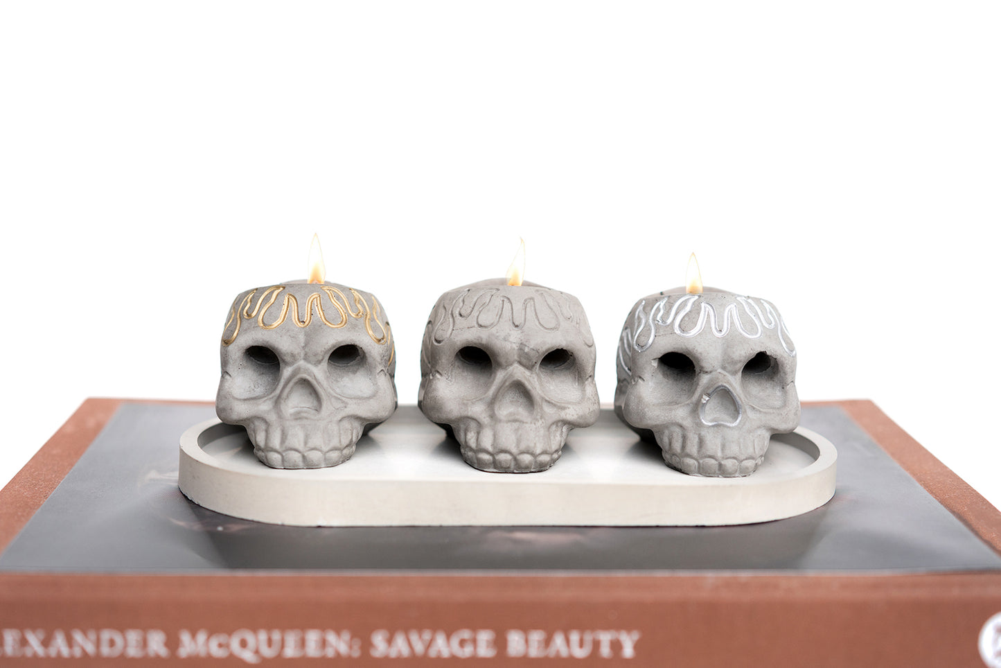 SKULL Candle Holders