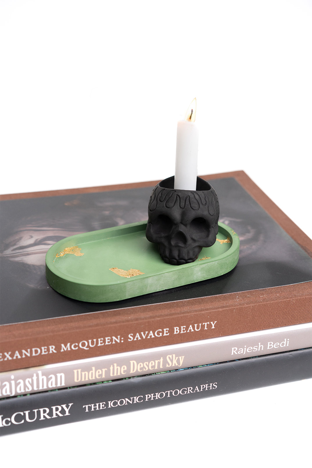 SKULL Candle Holders