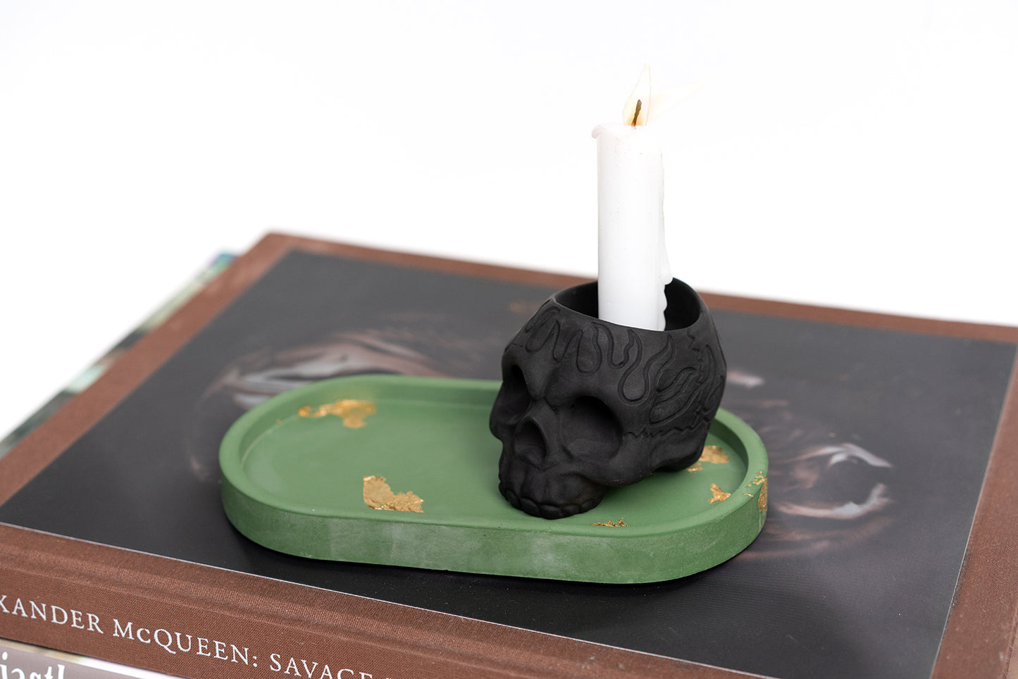 SKULL Candle Holders