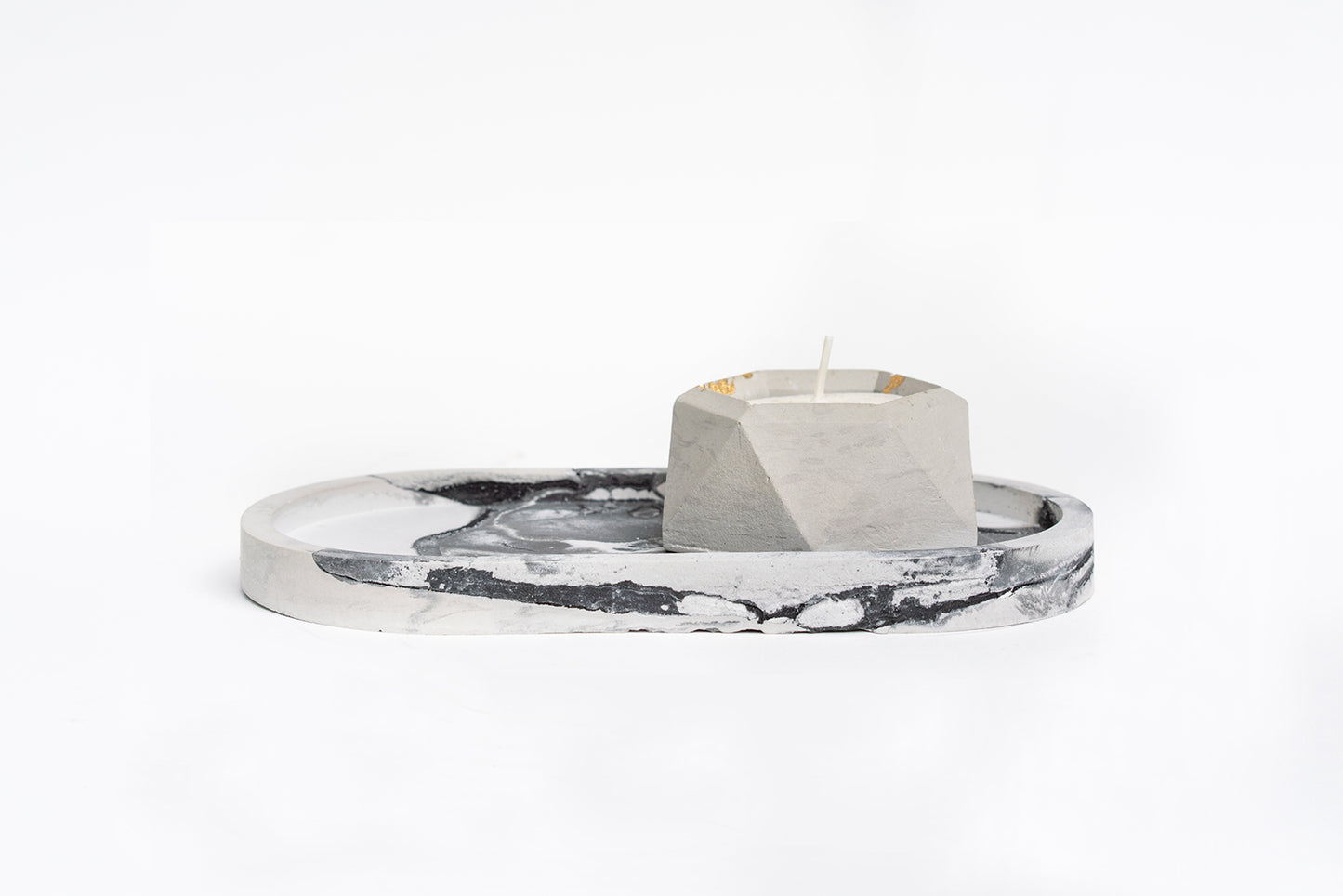 GEOMETRIC TEA LIGHT CANDLE HOLDER